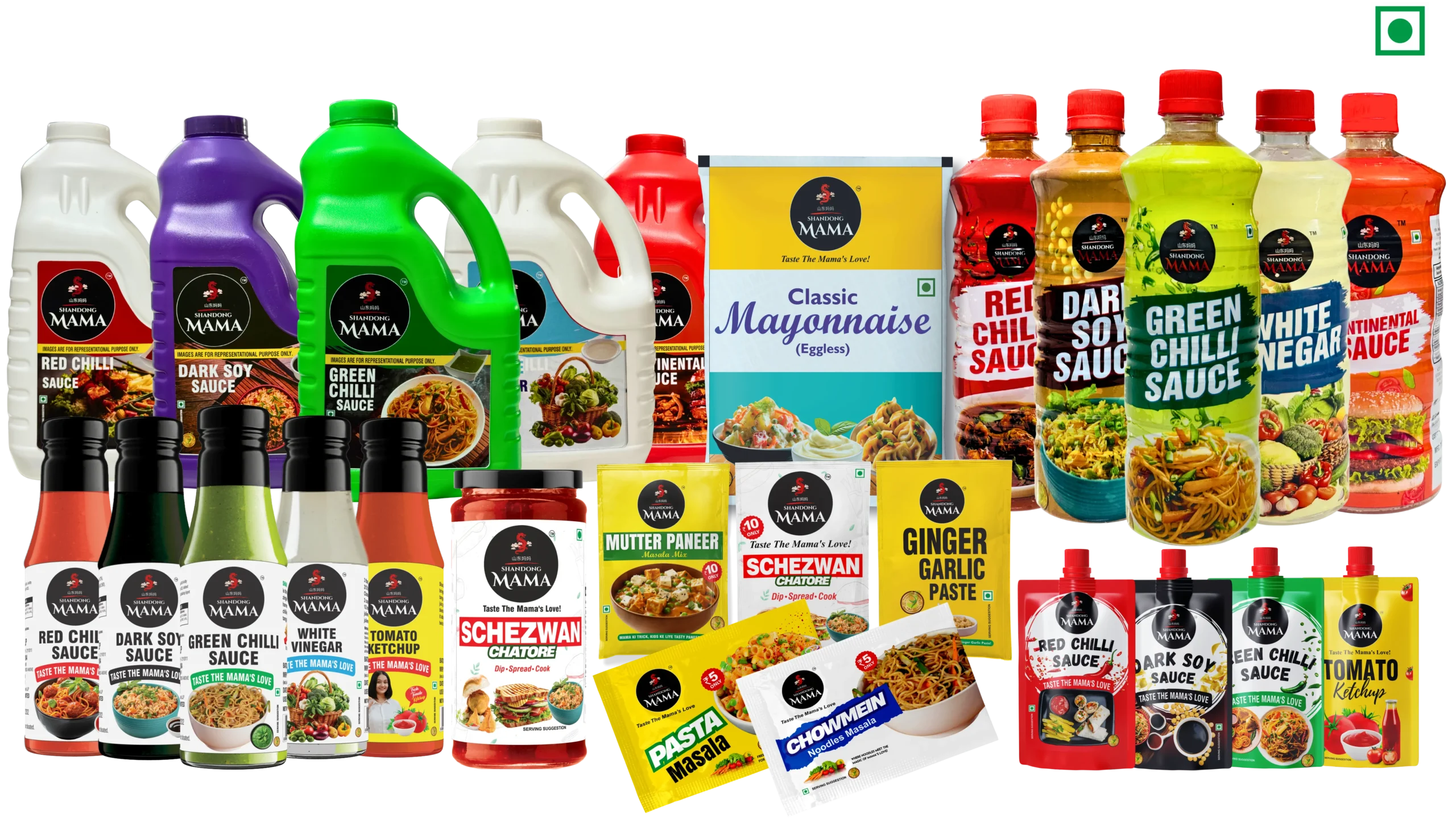 Shan Dong Mama Products Display